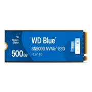 Твердотельный накопитель Western Digital Blue SN5000 SSD M2.2280 PCIe 4.0 500Gb, 5000MBs/4000MBs, TBW 300, WDS500G4B0E, 1 year