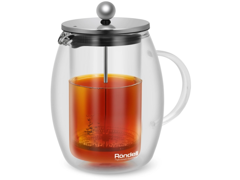 Френч-пресс Rondell Calypso RDS-1821 0.6л прозрачный