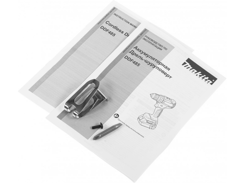 Дрель-шуруповерт Makita DDF485RF аккум. патрон:быстрозажимной (кейс в комплекте)