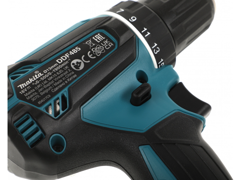 Дрель-шуруповерт Makita DDF485RF аккум. патрон:быстрозажимной (кейс в комплекте)