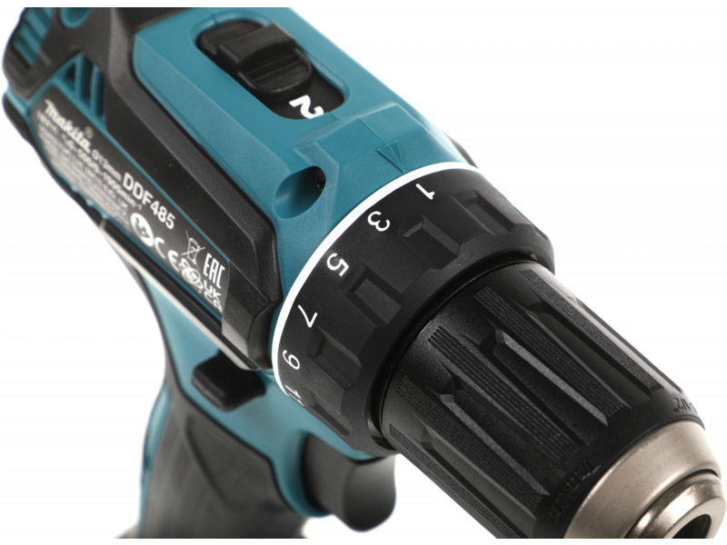 Дрель-шуруповерт Makita DDF485RF аккум. патрон:быстрозажимной (кейс в комплекте)