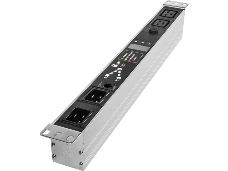 АВР Rem R-16-2C19-T-440-2XC20 1U 19" ввод:2xС20 выход:2xC1916A черный