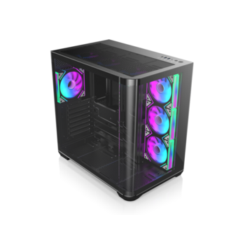 Корпус без блока питания Корпус без блока питания/ Case Raijintek ATREUS BT4, Midi-Tower, TG, 4x120mm ARGB, 2xUSB-A 3.0 + 1xUSB Type-C , E-ATX, ATX, mATX, mITX Black