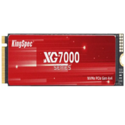 Твердотельный накопитель Твердотельный накопитель/ Kingspec SSD XG7000 2280, 1024GB, M.2(22x80mm), NVMe, PCIe 4.0 x4, 3D NAND, R/W 7400/6600MB/s, IOPs 710 000/610 000, TBW 600, DWPD 0.89, with Heat Sink (3 года)