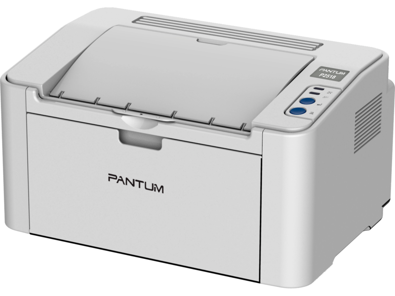 Принтер - лазерный Pantum P2518, Printer, Mono laser, А4, 22 ppm (max 15000 p/mon), 500 MHz, 600x600 dpi, 32 MB RAM, paper tray 150 pages, USB, start. cartridge 1600 pages (white)