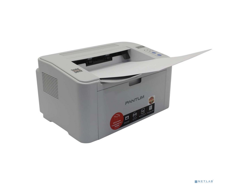 Принтер - лазерный Pantum P2518, Printer, Mono laser, А4, 22 ppm (max 15000 p/mon), 500 MHz, 600x600 dpi, 32 MB RAM, paper tray 150 pages, USB, start. cartridge 1600 pages (white)