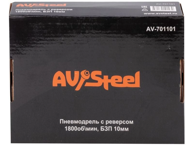 Дрель прямая Av Steel AV-701101 106л/мин патр.:быстрозажимной оранжевый/черный