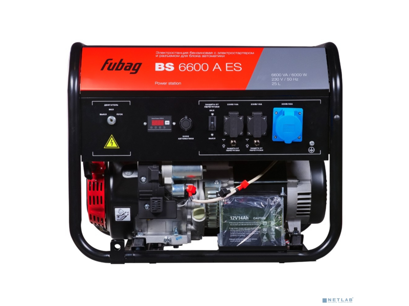 Генератор Fubag BS 6600 AES 6.5кВт