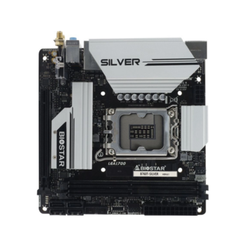 Материнская плата Biostar B760T-Silver Soc-1700 Intel B760 2xDDR5 mini-ITX AC`97 8ch(7.1) 2.5Gg RAID+HDMI+DP