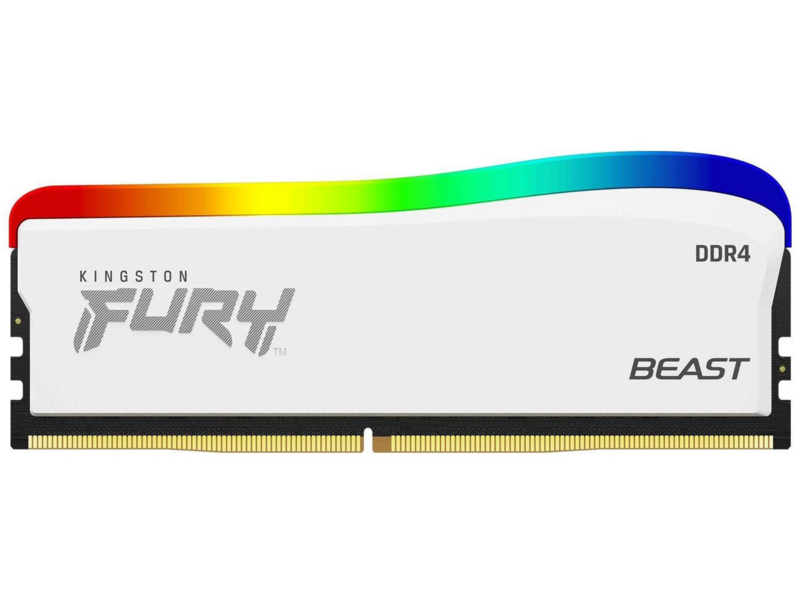 Память DDR4 8GB 3600MHz Kingston KF436C17BWA/8 Fury Beast RGB RTL Gaming PC4-28800 CL17 DIMM 288-pin 1.35В Intel single rank с радиатором Ret