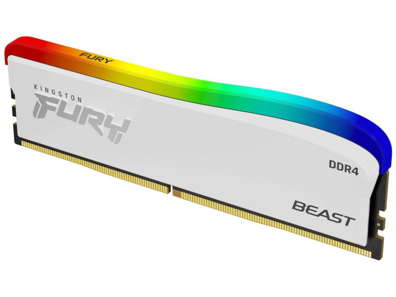 Память DDR4 8GB 3600MHz Kingston KF436C17BWA/8 Fury Beast RGB RTL Gaming PC4-28800 CL17 DIMM 288-pin 1.35В Intel single rank с радиатором Ret