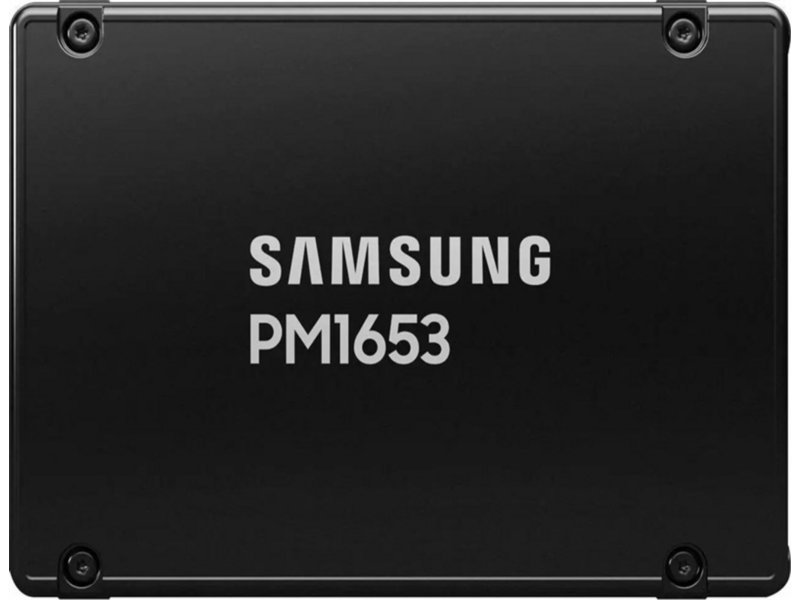 Твердотельный накопитель Samsung Enterprise SSD, 2.5"(SFF) 15mm, PM1653, 1600GB (1.6TB), SAS 24Gb/s, R4200/W2400Mb/s, IOPS(R4K) 720K/85K, MTBF 2M, 3DWPD/5Y(official FW mod), TBW 8760TB, OEM (repl. MZILT1T6HBJR-00007)