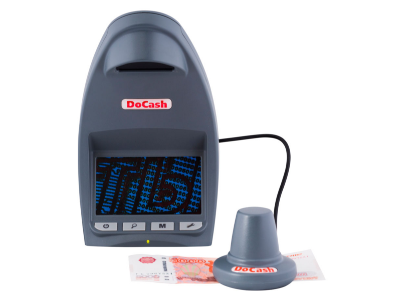 Детектор банкнот DoCash Lite D 9206 просмотровый мультивалюта