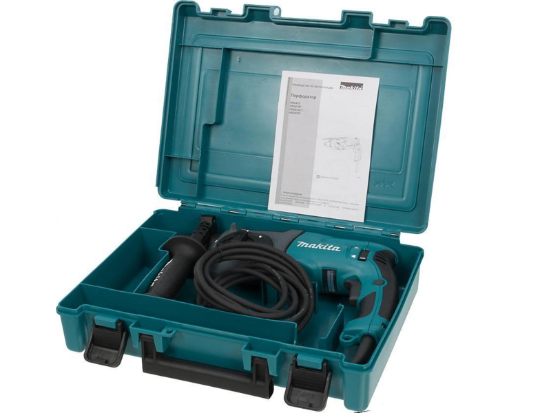 Перфоратор Makita HR2470 патрон:SDS-plus уд.:2.4Дж 780Вт (кейс в комплекте)