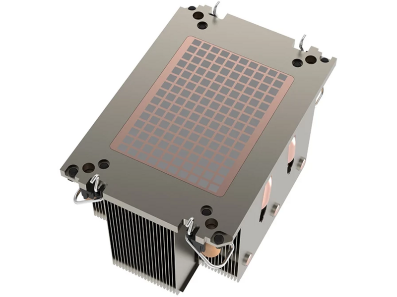 Радиатор Радиатор/ 2U Coolserver AS-M81 LGA4189, 250Wt, Copper base + aluminum fin +5 heat pipe,, Narrow