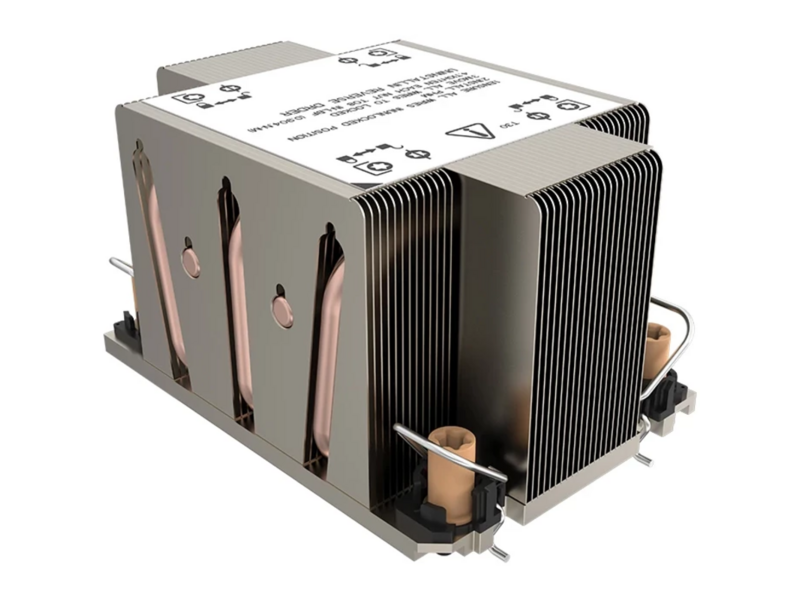 Радиатор Радиатор/ 2U Coolserver AS-M81 LGA4189, 250Wt, Copper base + aluminum fin +5 heat pipe,, Narrow