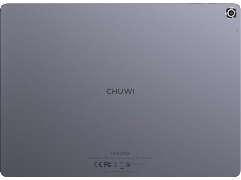 Планшет Chuwi Hi10 Max N150 800MHz 4C RAM12Gb ROM512Gb 12.9" IPS 2880x1920 Windows 11 Home серый 8Mpix 5Mpix BT WiFi 4800mAh