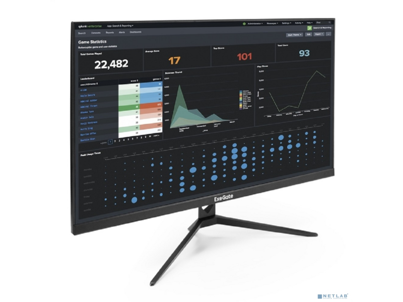 LCD ExeGate 27" EZ2707A ProSmart {IPS 1920x1080 75Hz 5ms 280cd 3000:1 178/178 D-Sub HDMI1.4 Speakers VESA} [EX296348RUS]