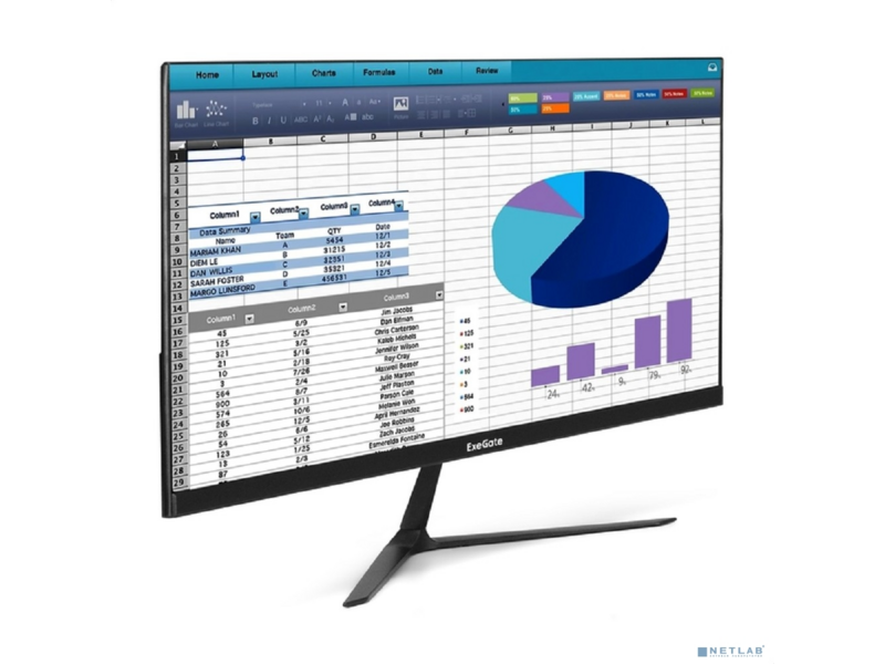 LCD ExeGate 24.5" EH1500 SmartView черный {IPS 1920x1080 75Hz 5ms 250cd 1000:1 178/178 D-Sub HDMI} [EX297309RUS]
