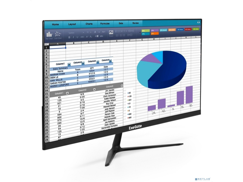 LCD ExeGate 21.5" EV2207 ProSmart черный {VA 1920x1080 75Hz 5ms 16:9 250cd 1000:1 178/178 D-Sub HDMI1.4 VESA регулировка наклона} [EX294426RUS]