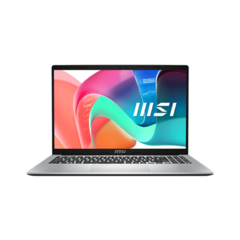 Ноутбук без сумки MSI Modern 15 F13MG Core i5-1334U 15.6" FHD (1920*1080)IPS,DDR4 16GB (8GB*2),512GB SSD,Iris Xe Graphics,backlight (White),Urban Silver,45Whr,1.7kg,Win11Pro