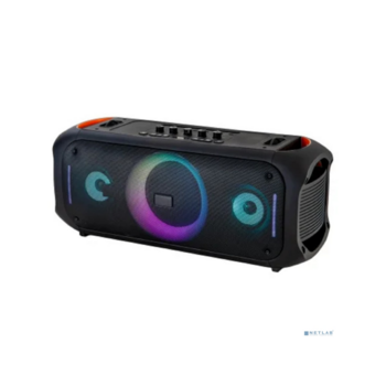Perfeo ПАС ”TERZA” 70W EQ, MP3 USB-microSD, AUX, FM, 2xJACK, LED, TWS черная + ПДУ + бп микрофон