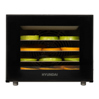 Сушка для фруктов и овощей Hyundai HYFD-1204 8под. 400Вт черный
