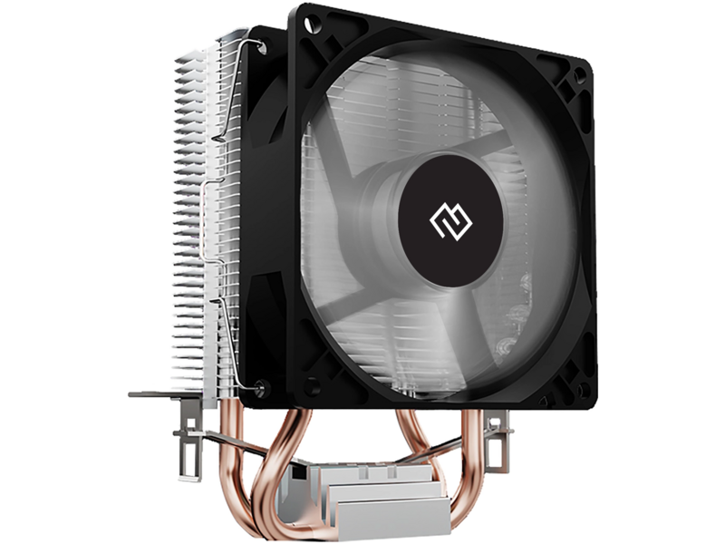 Устройство охлаждения(кулер) Digma D-CPC110-1 90x90x25mm Soc-AM5/AM4/1200/1700/1851 черный 3-pin 23dB Al+Cu 110W 245gr Ret
