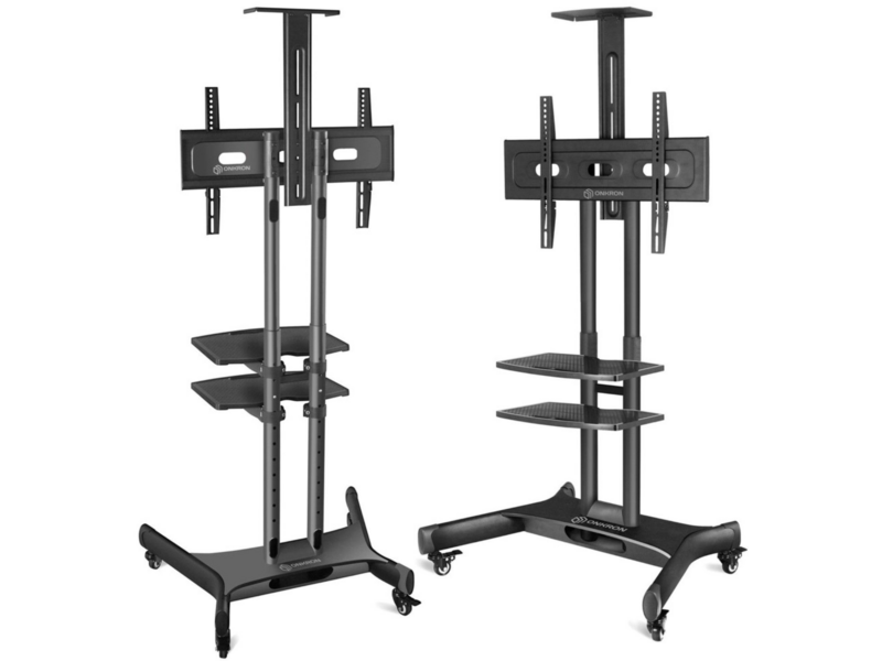 Подставка для телевизора Onkron TS1552 черный 40"-70" макс.60.5кг напольный мобильный