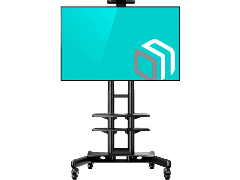 Подставка для телевизора Onkron TS1552 черный 40"-70" макс.60.5кг напольный мобильный