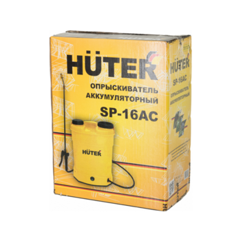 Опрыскиватель Huter SP-16AC аккум. ранц. 16л желтый/черный (70/13/29)