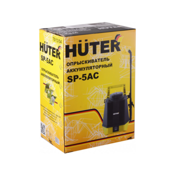 Опрыскиватель Huter SP SP-5AC аккум. наплеч. 5л желтый/черный (70/13/54)