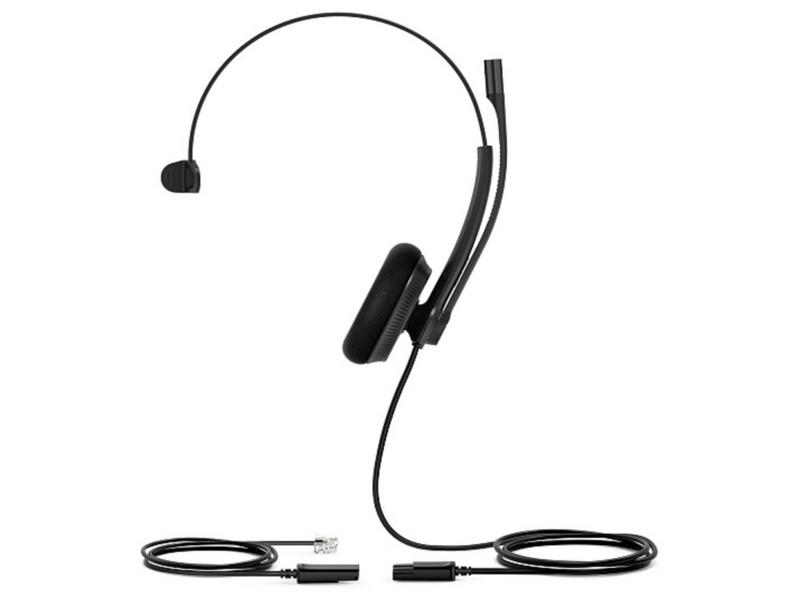 Гарнитура YEALINK YHS34 Lite Mono Моно, Проводная, HD звук, QD, RJ9, шт