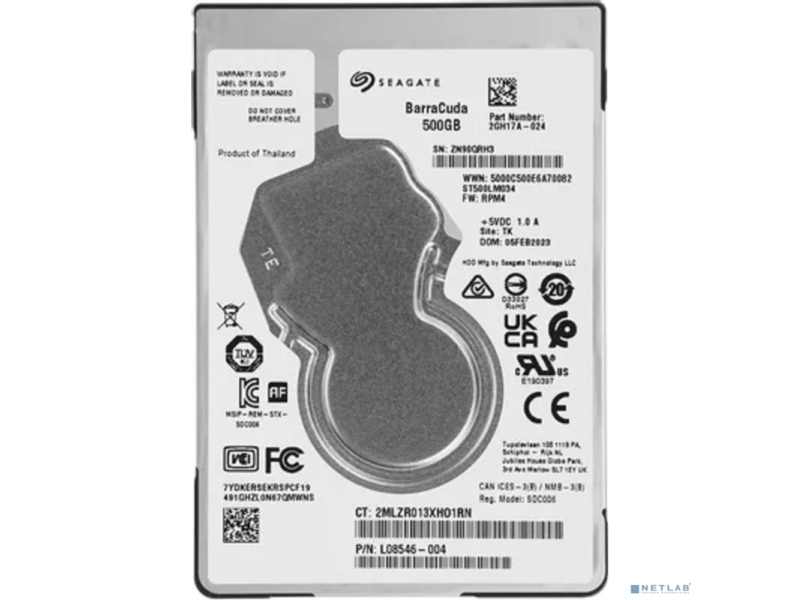 500Gb Seagate Barracuda Pro (ST500LM034) {SATA 6.0Gb/s, 7200 rpm, 128 mb, 2.5"}