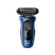 Бритва сетчатая Braun Series 6 61-B1500s реж.эл.:3 питан.:аккум. синий/черный