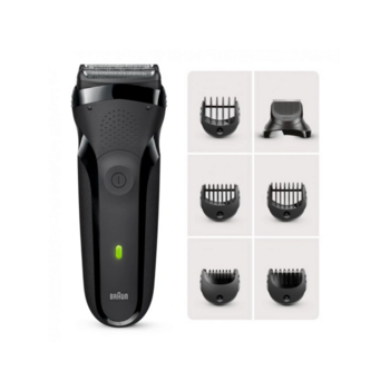 Бритва сетчатая Braun Series 3 300BT реж.эл.:3 питан.:аккум. черный