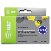 Картридж струйный Cactus CS-EPT1714 желтый (10мл) для Epson XP-33/103/203/207/303/306/403/406