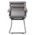 Кресло Бюрократ CH-993-Low-V серый искусственная кожа низк.спин. полозья металл хром