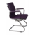 Кресло Бюрократ Ch-993-Low-V фиолетовый искусственная кожа низк.спин. полозья металл хром
