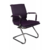 Кресло Бюрократ Ch-993-Low-V фиолетовый искусственная кожа низк.спин. полозья металл хром
