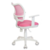 Кресло детское Бюрократ Ch-W797 спинка сетка розовый сиденье розовый TW-13A сетка/ткань колеса белый (пластик белый)