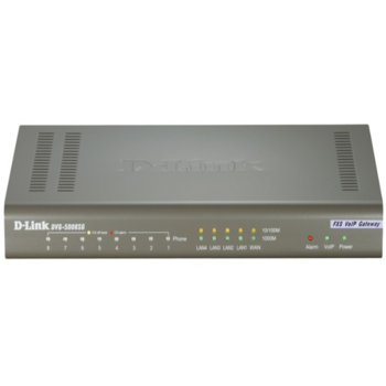D-Link DVG-5008SG/A1A PROJ Голосовой шлюз с 8 FXS-портами, 1 WAN-портом 10/100/1000Base-T и 4 LAN-портами 10/1000Base-T