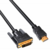 Кабель Buro HDMI (m)/DVI-D(m) 10м. феррит.кольца Позолоченные контакты черный (HDMI-19M-DVI-D-10M)