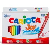 Фломастеры Carioca JOY 40615 24цв. коробка с европодвесом