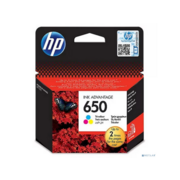 Картридж струйный HP 650 CZ102AE/CZ102AK многоцветный (200стр.) для HP DJ IA 2515/2516