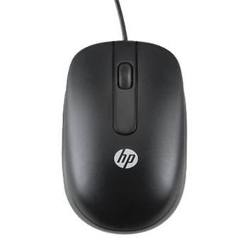 Мышь HP QY778AA черный оптическая (1000dpi) USB (2but)