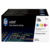 Картридж лазерный HP CF371AM голубой/пурпурный/желтый x3упак. (1300стр.) для HP CM1415/CP1525