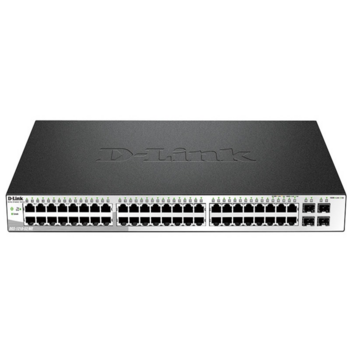 D-Link DGS-1210-52/ME/A1A Управляемый коммутатор 2 уровня с 48 портами 10/100/1000Base-T и 4 портами 1000Base-X SFP