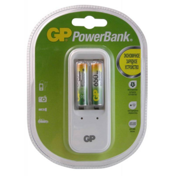 Аккумулятор + зарядное устройство GP PowerBank PB410GS65 AAA 650mAh (2шт)