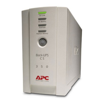 Источник бесперебойного питания для персональных компьютеров APC Back-UPS CS 350VA/210W, 230V, 4xC13 outlets (1 Surge & 3 batt.), Data/DSL protection, USB, PCh, user repl. batt., 2 year warranty